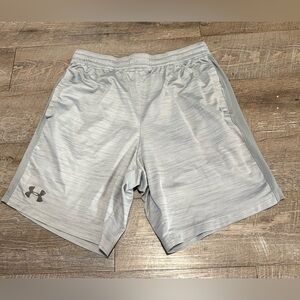 Under Armour Men's Silver  Athletic Shorts